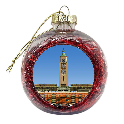 Oxo Tower - xmas bauble by Richard O'Neill