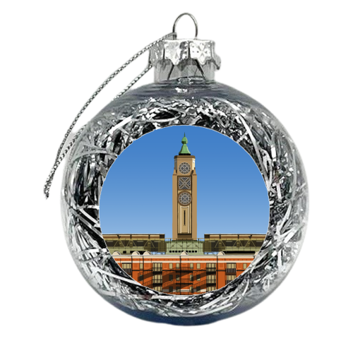 Oxo Tower - xmas bauble by Richard O'Neill