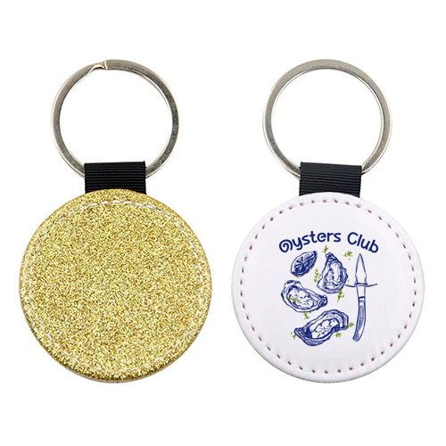 Oysters Club Doodle - keyring by EZbie