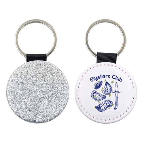 Oysters Club Doodle - keyring by EZbie