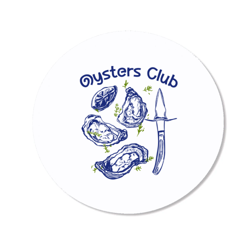 Oysters Club Doodle - Magnet by EZbie