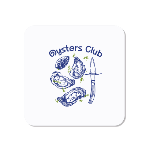 Oysters Club Doodle - Magnet by EZbie