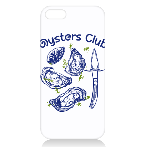 Oysters Club Doodle - unique phone case by EZbie