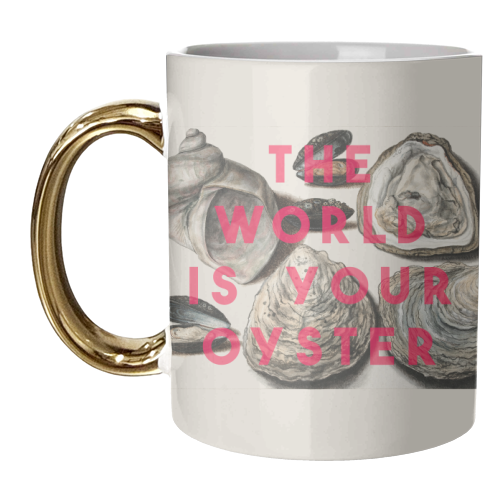 Oysters - unique mug by The 13 Prints