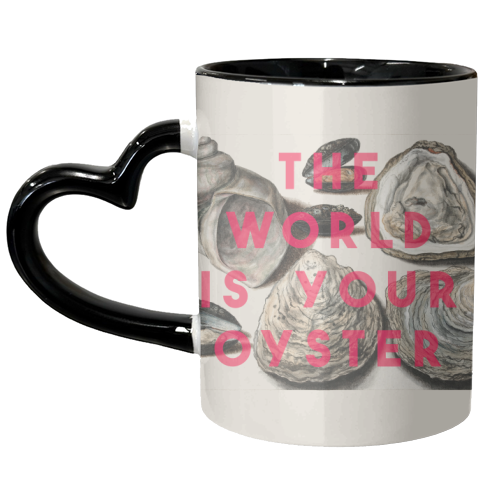 Oysters - unique mug by The 13 Prints