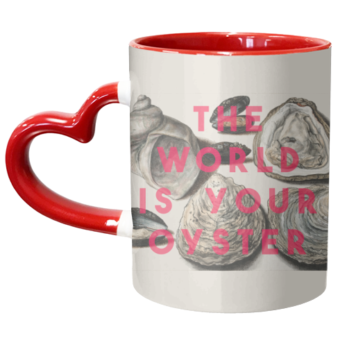 Oysters - unique mug by The 13 Prints