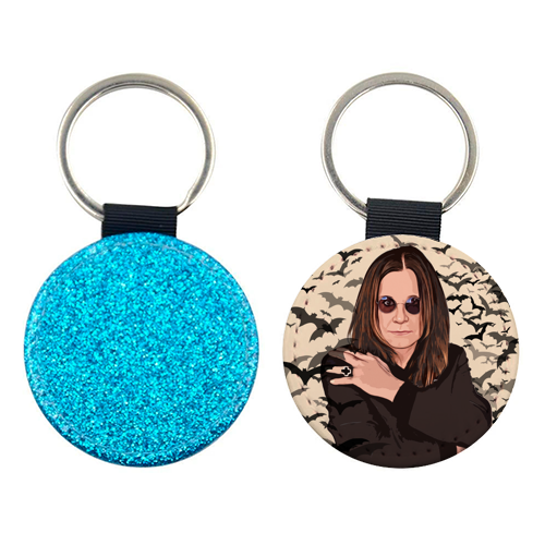 Ozzy & Bats - keyring by DOLLY WOLFE