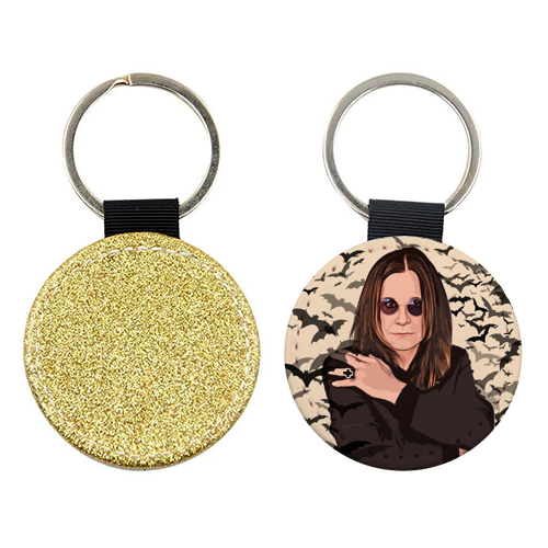 Ozzy & Bats - keyring by DOLLY WOLFE