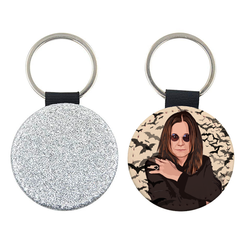 Ozzy & Bats - keyring by DOLLY WOLFE