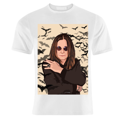 Ozzy & Bats - unique t shirt by DOLLY WOLFE