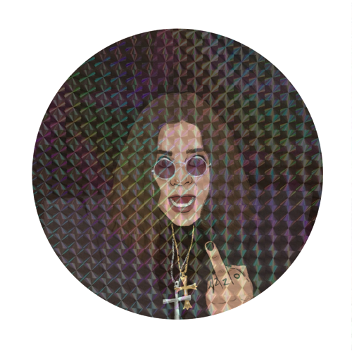 Ozzy - Circle Sticker by The Queer Store