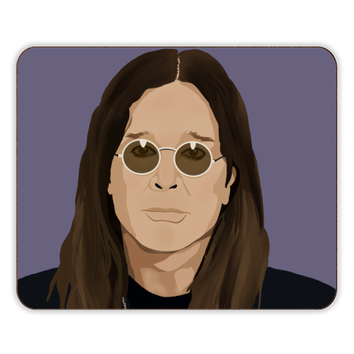 Ozzy Osbourne - designer placemat by Rock and Rose Creative