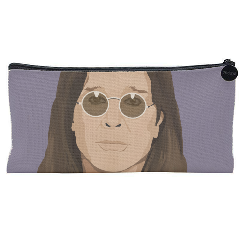 Ozzy Osbourne - flat pencil case by Rock and Rose Creative