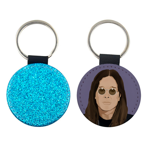 Ozzy Osbourne - keyring by Rock and Rose Creative