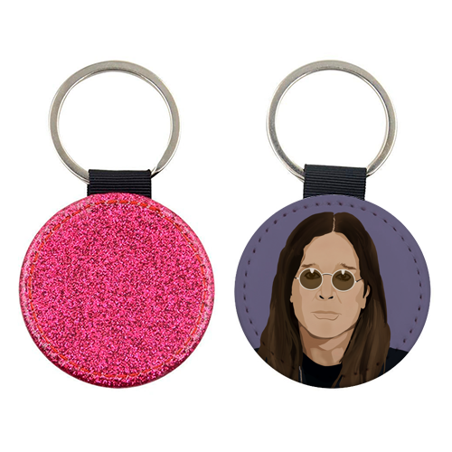 Ozzy Osbourne - keyring by Rock and Rose Creative