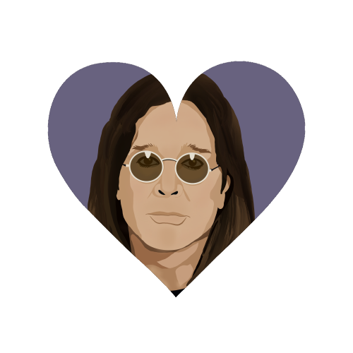 Ozzy Osbourne - Magnet by Rock and Rose Creative