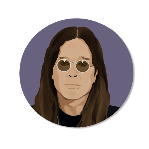 Ozzy Osbourne - Magnet by Rock and Rose Creative