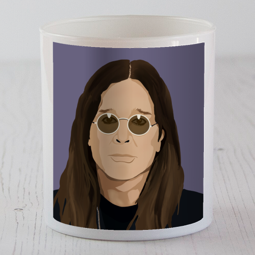 Ozzy Osbourne - scented candle by Rock and Rose Creative