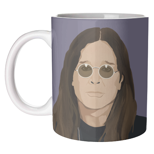 Ozzy Osbourne - unique mug by Rock and Rose Creative