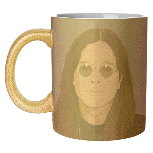 Ozzy Osbourne - unique mug by Rock and Rose Creative