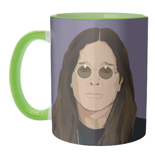 Ozzy Osbourne - unique mug by Rock and Rose Creative