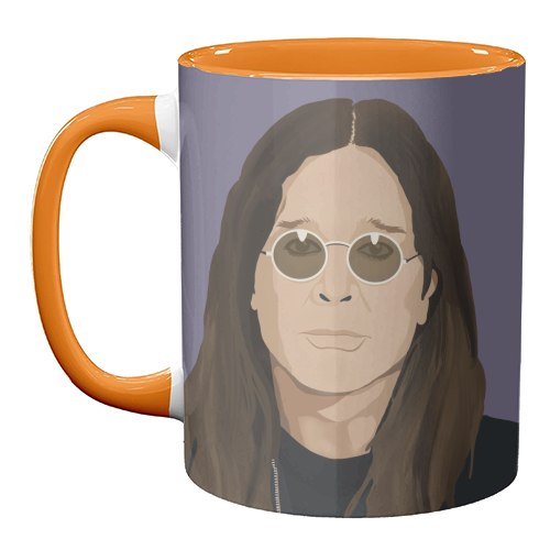 Ozzy Osbourne - unique mug by Rock and Rose Creative