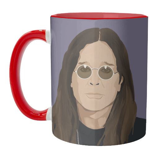 Ozzy Osbourne - unique mug by Rock and Rose Creative