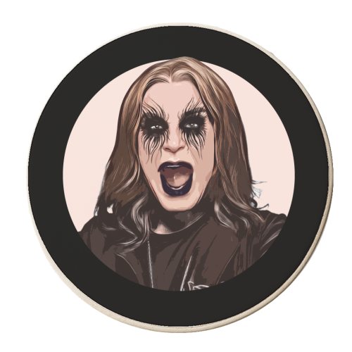 OZZY - personalised beer coaster by DOLLY WOLFE