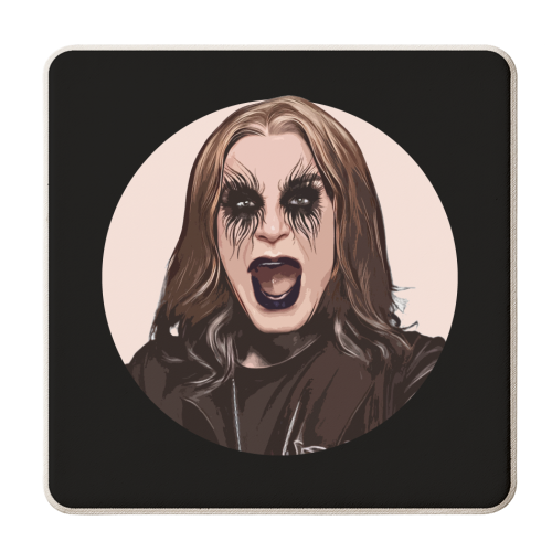 OZZY - personalised beer coaster by DOLLY WOLFE