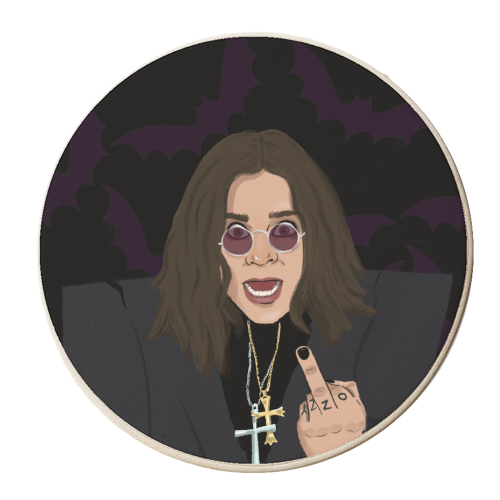 Ozzy - personalised beer coaster by The Queer Store