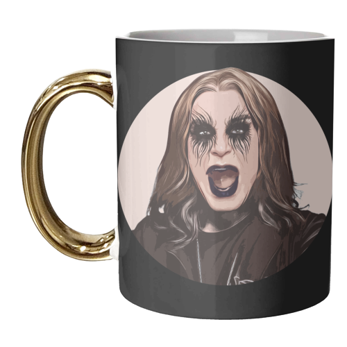 OZZY - unique mug by DOLLY WOLFE