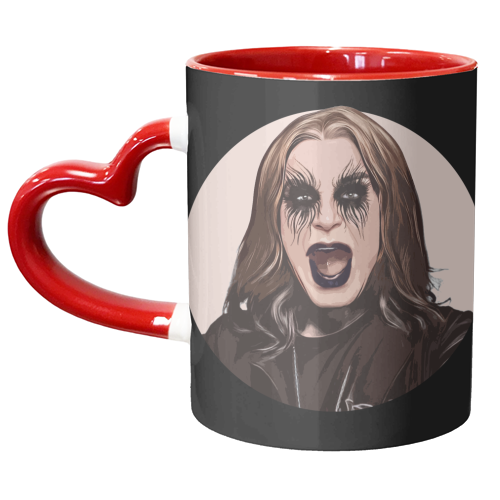OZZY - unique mug by DOLLY WOLFE