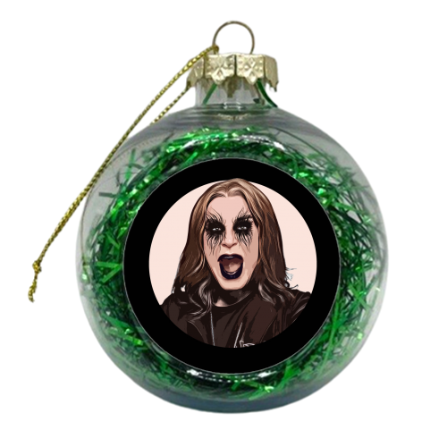 OZZY - xmas bauble by DOLLY WOLFE