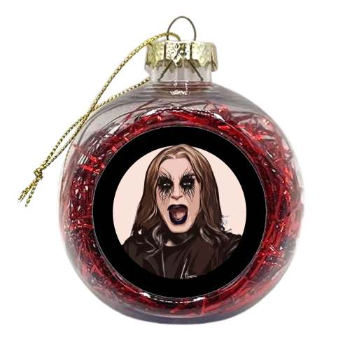 OZZY - xmas bauble by DOLLY WOLFE