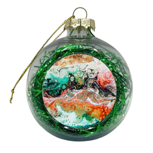 Painted Reality - xmas bauble by Uma Prabhakar Gokhale