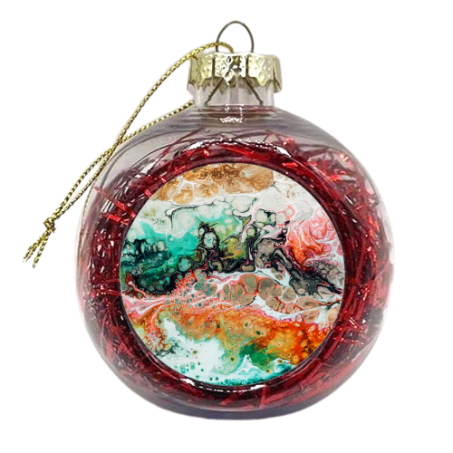 Painted Reality - xmas bauble by Uma Prabhakar Gokhale