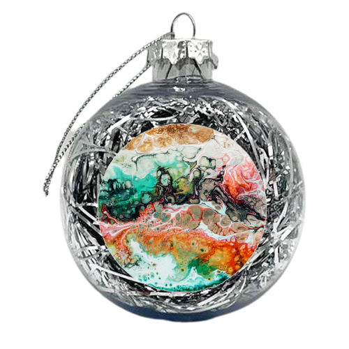 Painted Reality - xmas bauble by Uma Prabhakar Gokhale