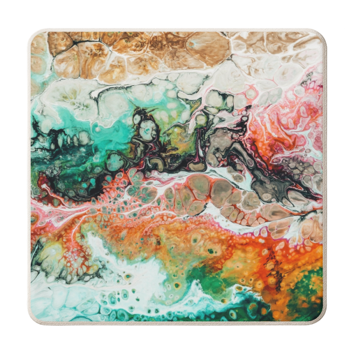 Painted Reality - personalised beer coaster by Uma Prabhakar Gokhale