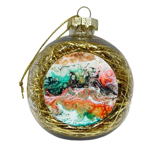 Painted Reality - xmas bauble by Uma Prabhakar Gokhale