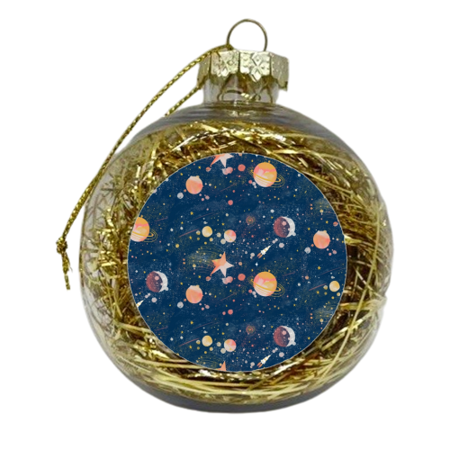 Painted Space - xmas bauble by Samantha Dolan