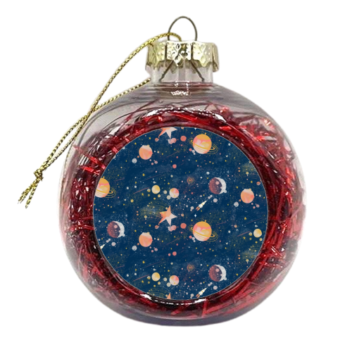 Painted Space - xmas bauble by Samantha Dolan