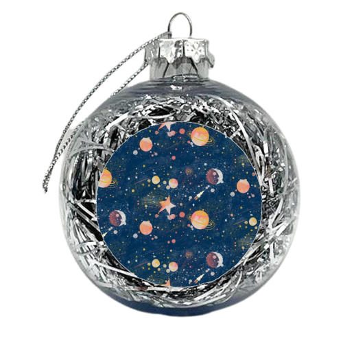 Painted Space - xmas bauble by Samantha Dolan