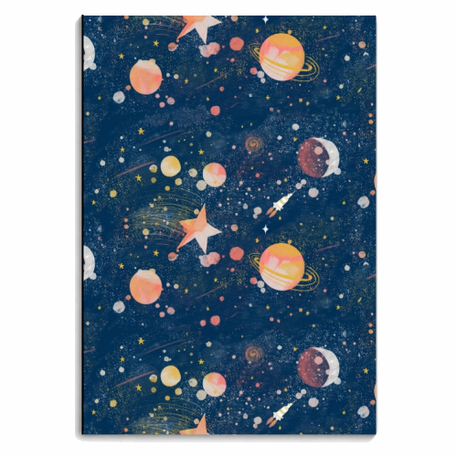 Painted Space - personalised A4, A5, A6 notebook by Samantha Dolan