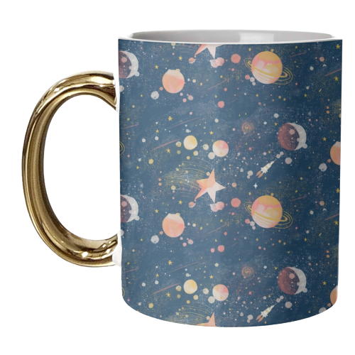 Painted Space - unique mug by Samantha Dolan