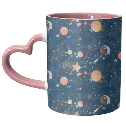 Painted Space - unique mug by Samantha Dolan