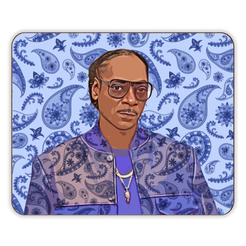 Paisley Snoop - designer placemat by DOLLY WOLFE