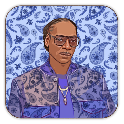 Paisley Snoop - personalised beer coaster by DOLLY WOLFE