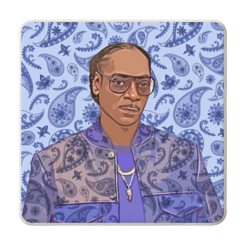 Paisley Snoop - personalised beer coaster by DOLLY WOLFE