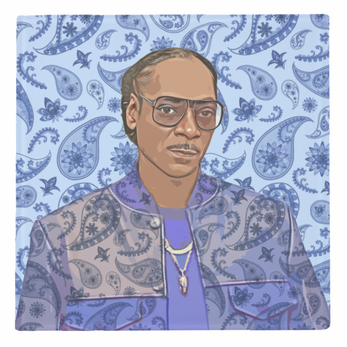Paisley Snoop - personalised beer coaster by DOLLY WOLFE