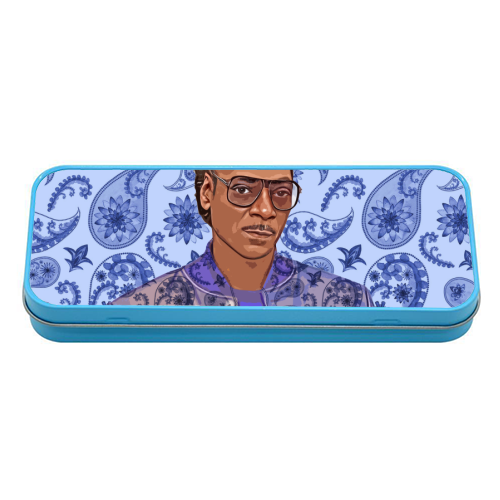 Paisley Snoop - tin pencil case by DOLLY WOLFE